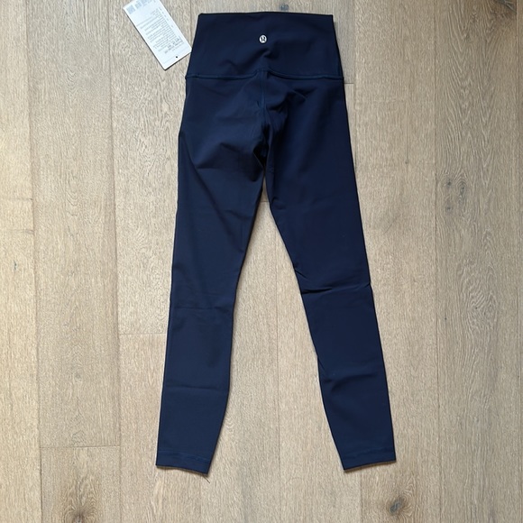 wunder under luxtreme brushed 25" size 2 true navy lululemon nwt - Picture 7 of 16